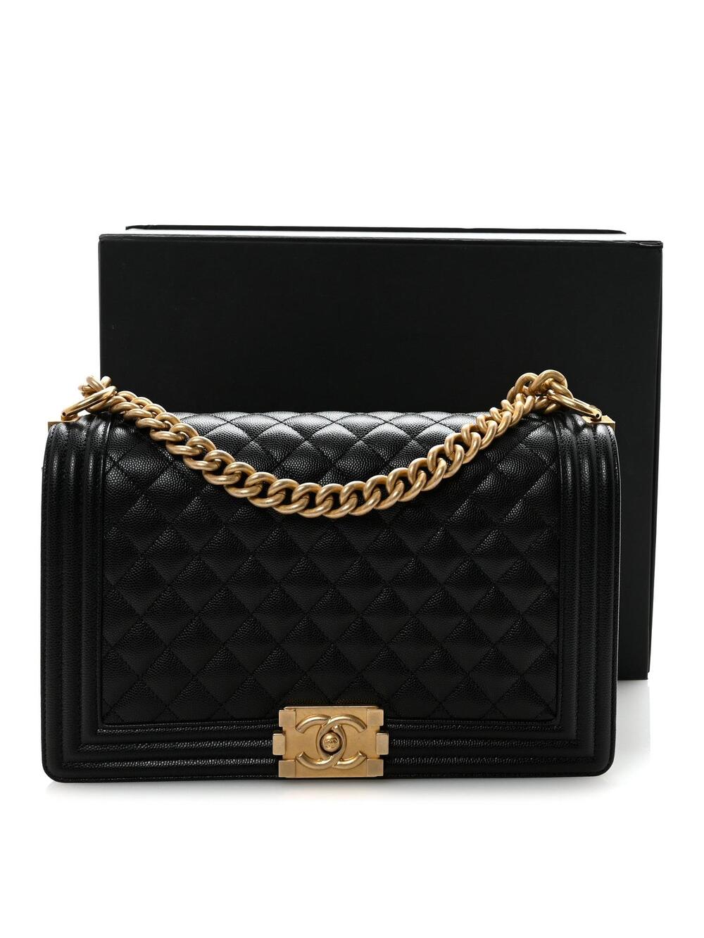 Chanel Caviar Quilted New Medium Boy #322002C49B - Picture 11 of 11
